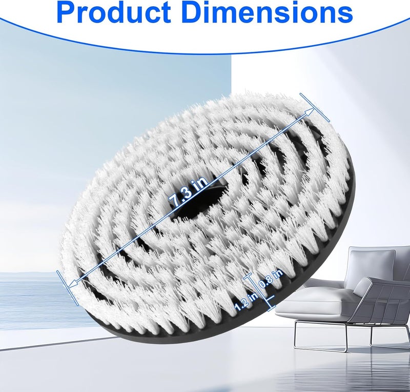 Sinnya 2 Pack Newly Upgraded Steamer Pads Replacement for S8201 S8001 S7001 S7201 S7005 Fit for Shark Steam and Scrub Mop, Steam & Scrub All-in-One Scrubbing Mop, Deeply Clean All Kinds of Ffloors - Image 2